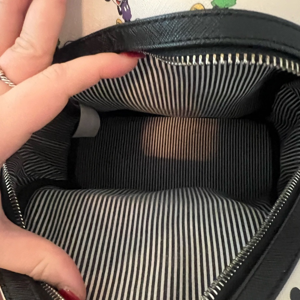 Loungefly Black and White Striped Interior Backpack - Picture 3 of 3